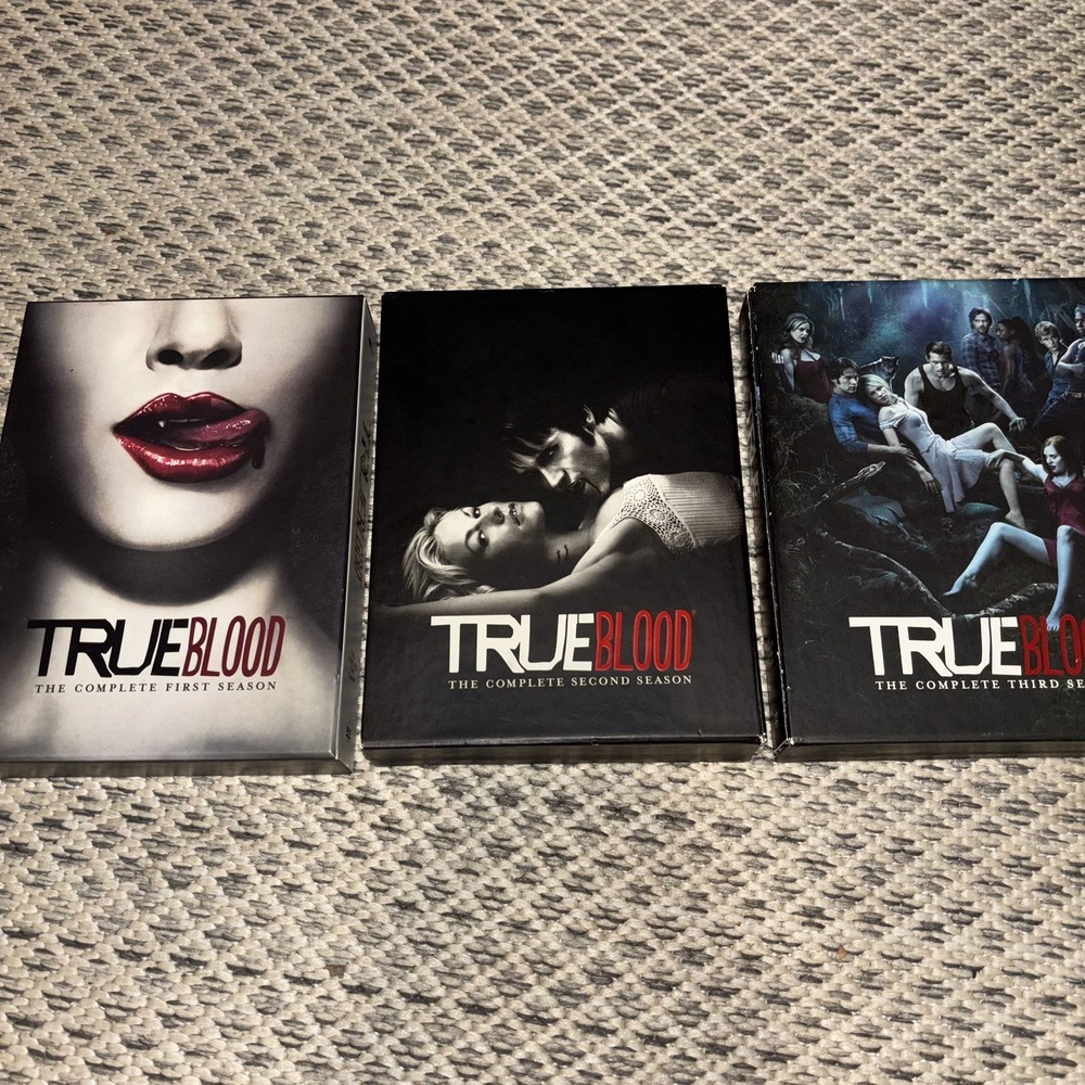 HBO Home Entertainment True Blood: Complete Season 1-3 DVD Sets 1,2,3 TV Show